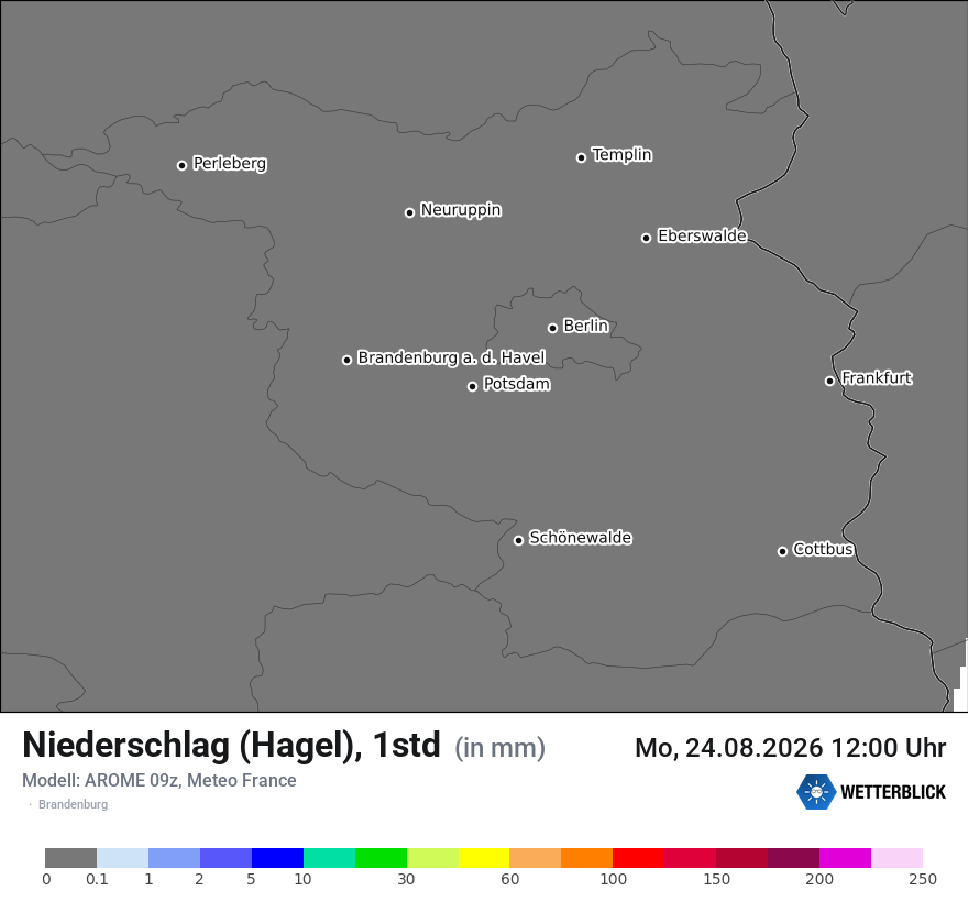 Modellkarte AROME – prg_gsp – bb