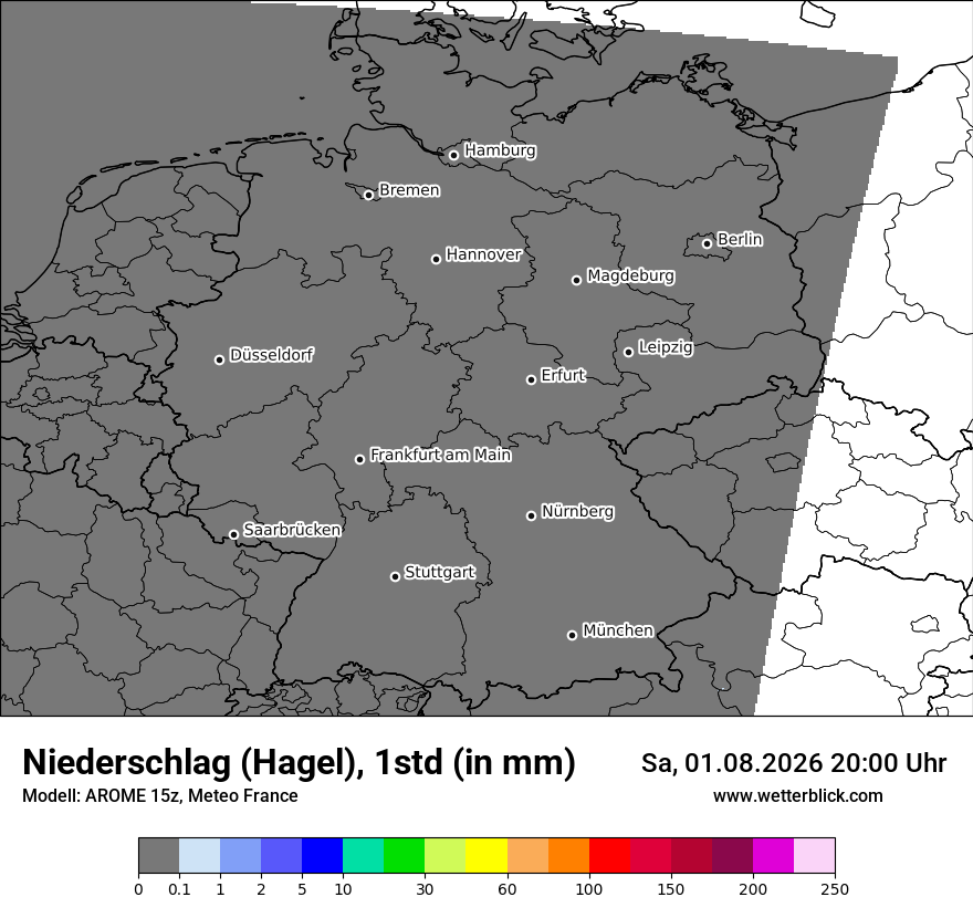Modellkarte AROME – prg_gsp – deutschland