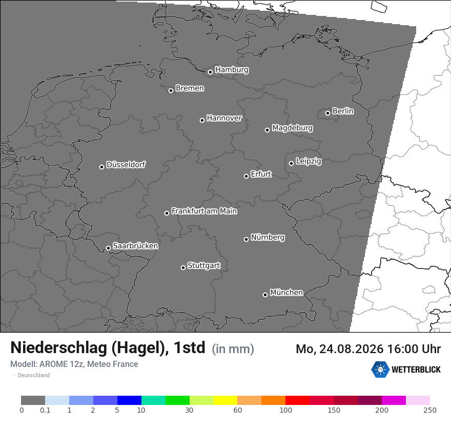 Modellkarte AROME – prg_gsp – deutschland
