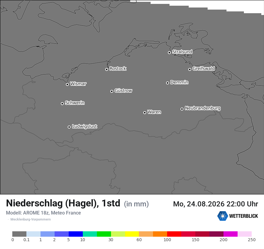 Modellkarte AROME – prg_gsp – mv