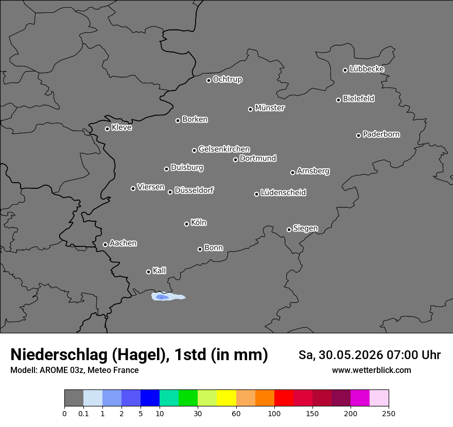 Modellkarte AROME – prg_gsp – nrw