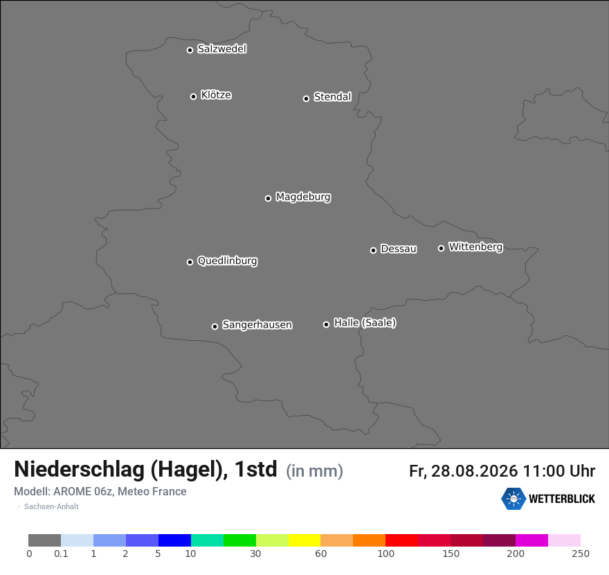 Modellkarte AROME – prg_gsp – st