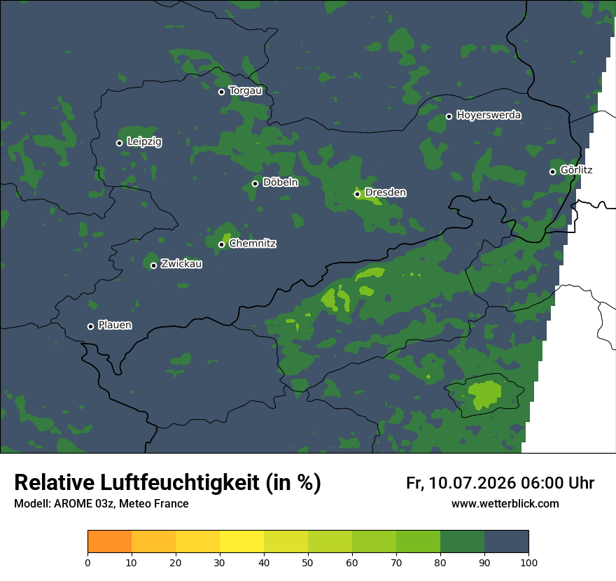 Modellkarte AROME – relhum – sn