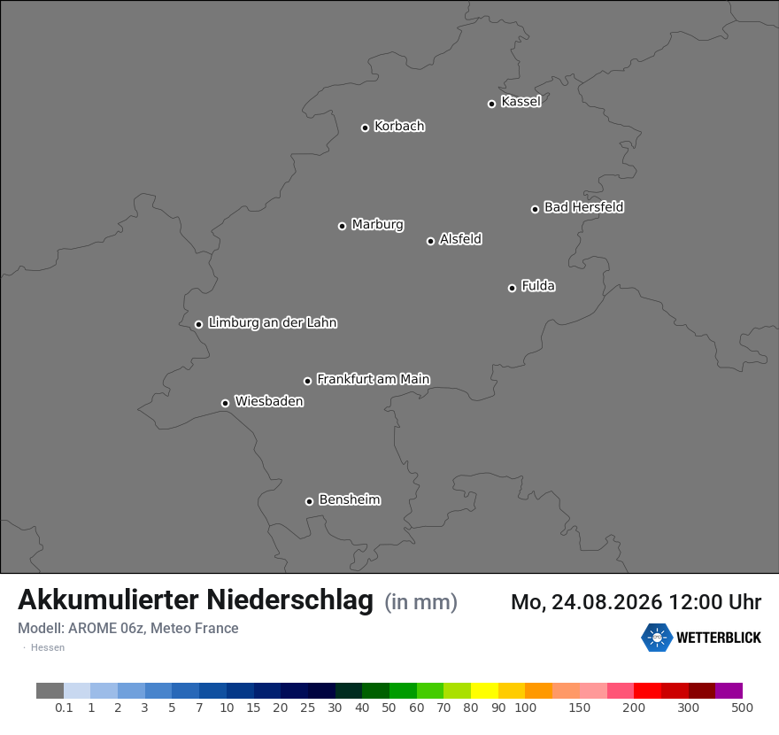 Modellkarte AROME – tot_prec – he