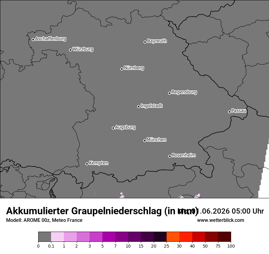 Modellkarte AROME – tot_prec_graupel – by