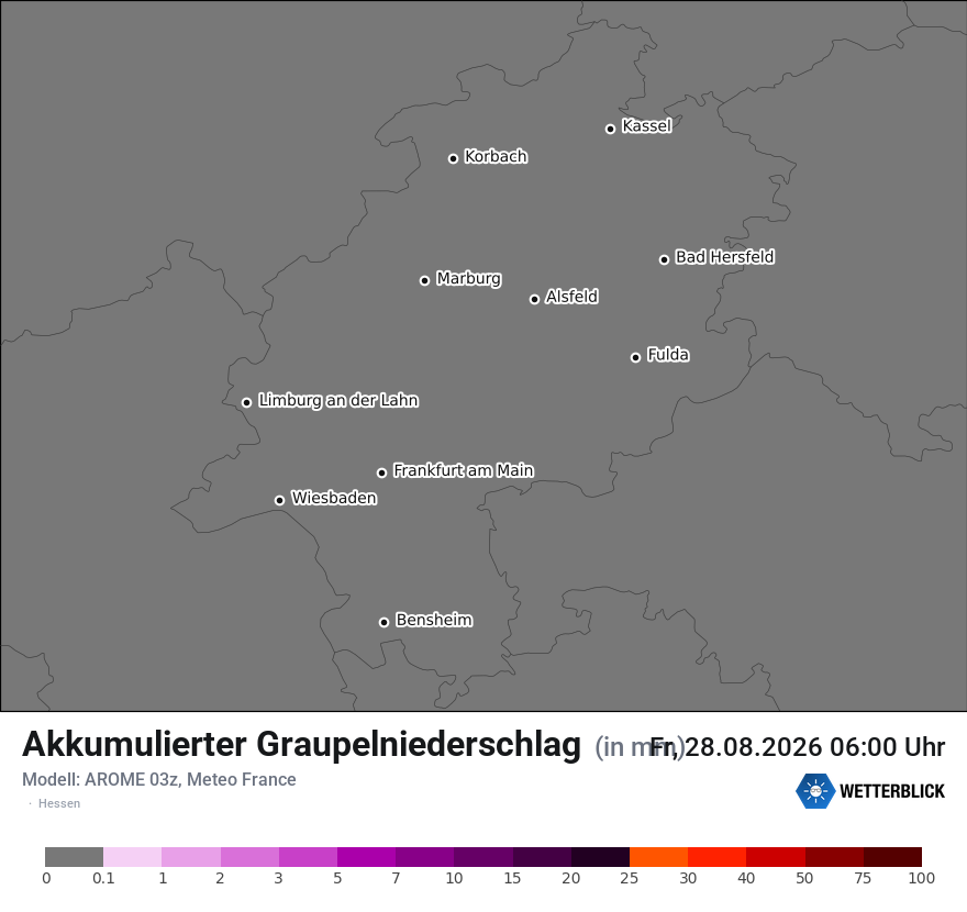 Modellkarte AROME – tot_prec_graupel – he