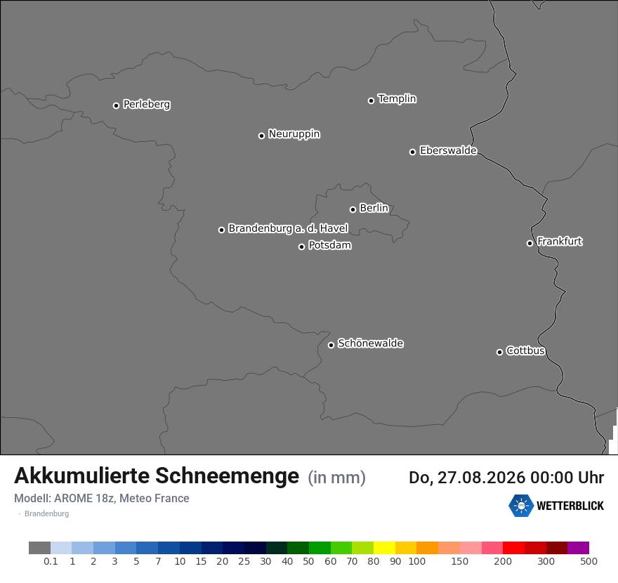 Modellkarte AROME – tot_prec_snow – bb