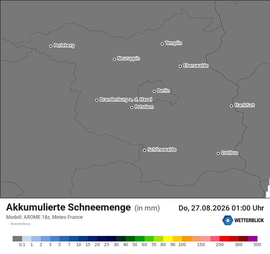 Modellkarte AROME – tot_prec_snow – bb