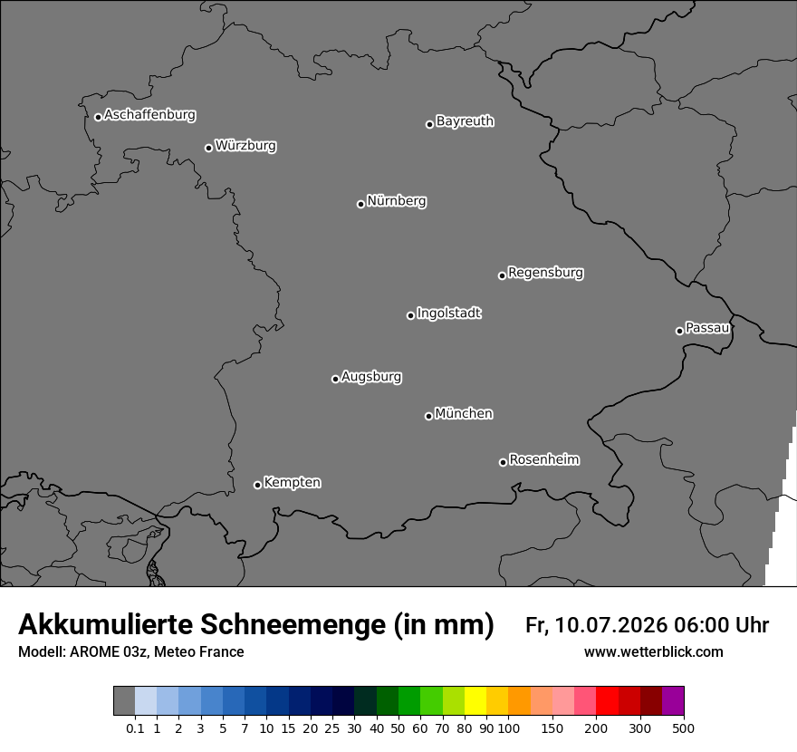 Modellkarte AROME – tot_prec_snow – by