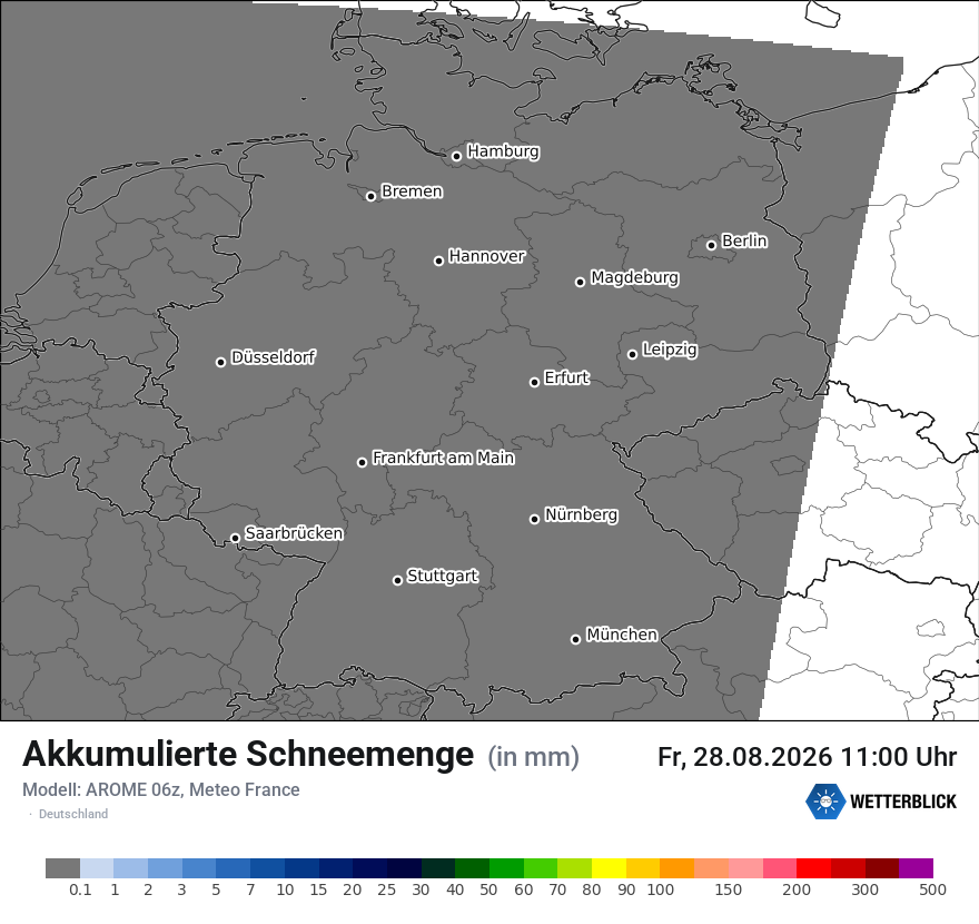 Modellkarte AROME – tot_prec_snow – deutschland