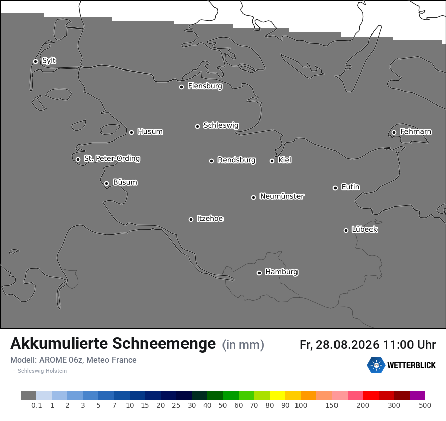 Modellkarte AROME – tot_prec_snow – sh