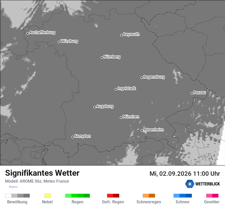 Modellkarte AROME – ww – by