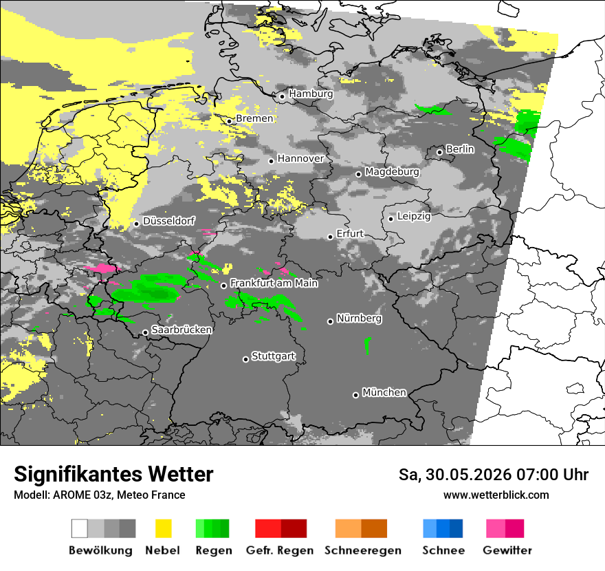 Modellkarte AROME – ww – deutschland