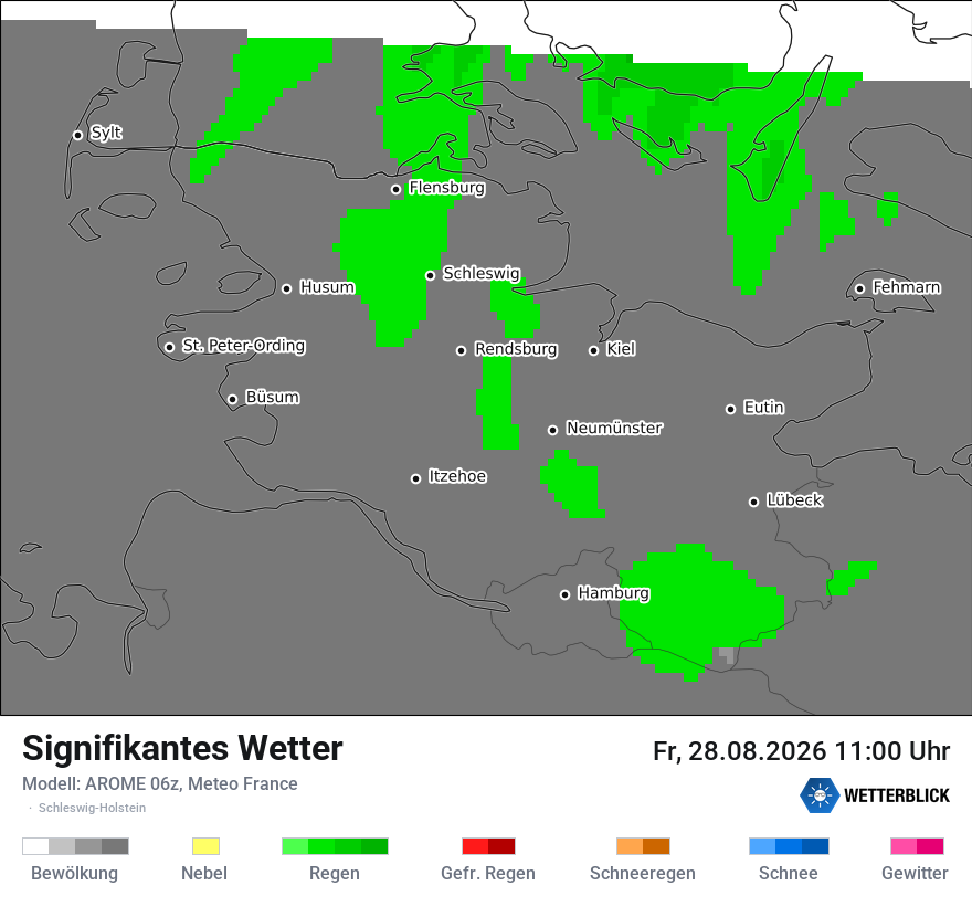 Modellkarte AROME – ww – sh