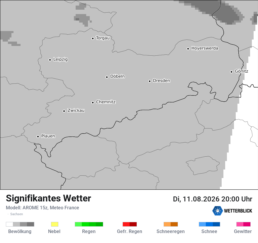 Modellkarte AROME – ww – sn