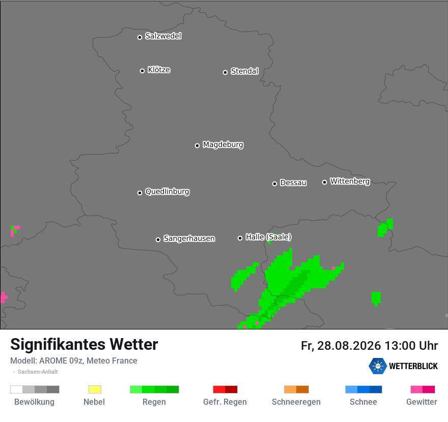 Modellkarte AROME – ww – st