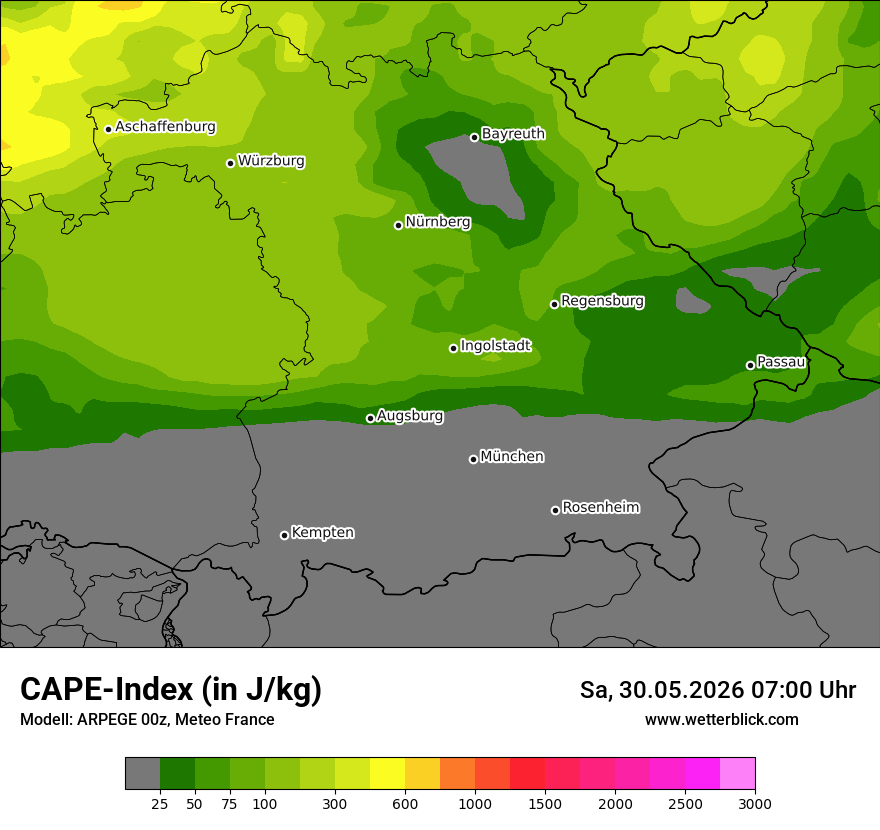 Modellkarte ARPEGE – cape – by