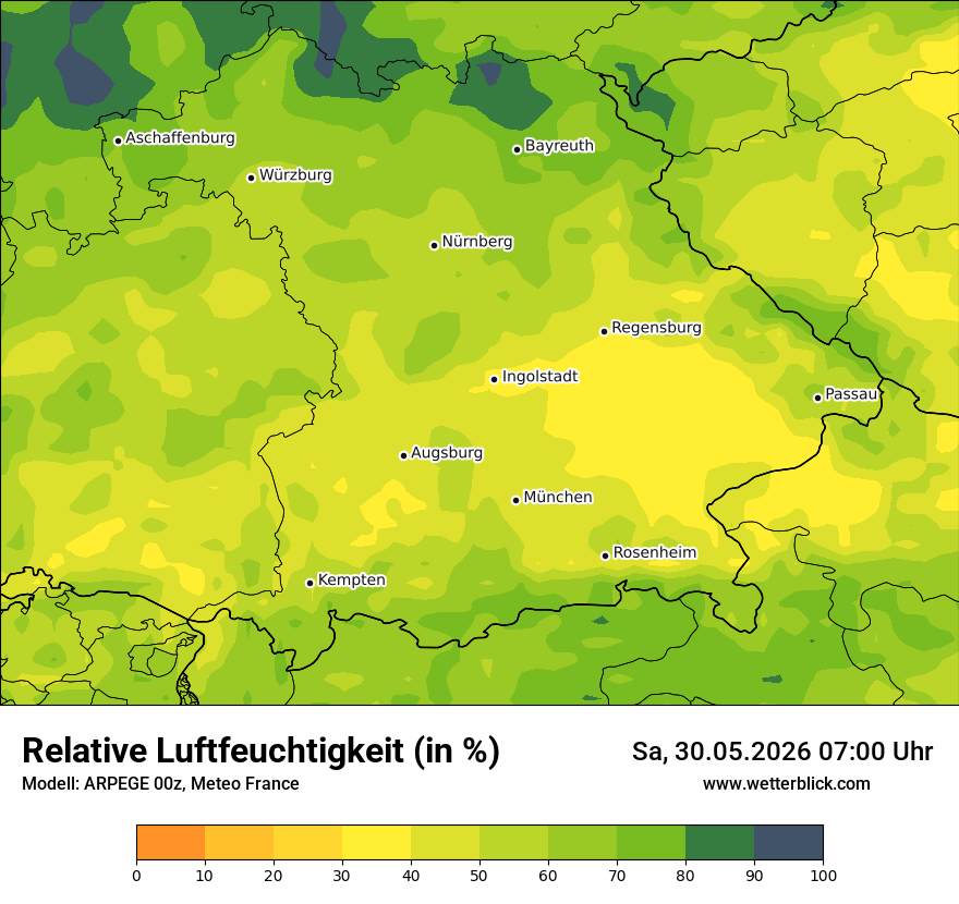 Modellkarte ARPEGE – relhum – by
