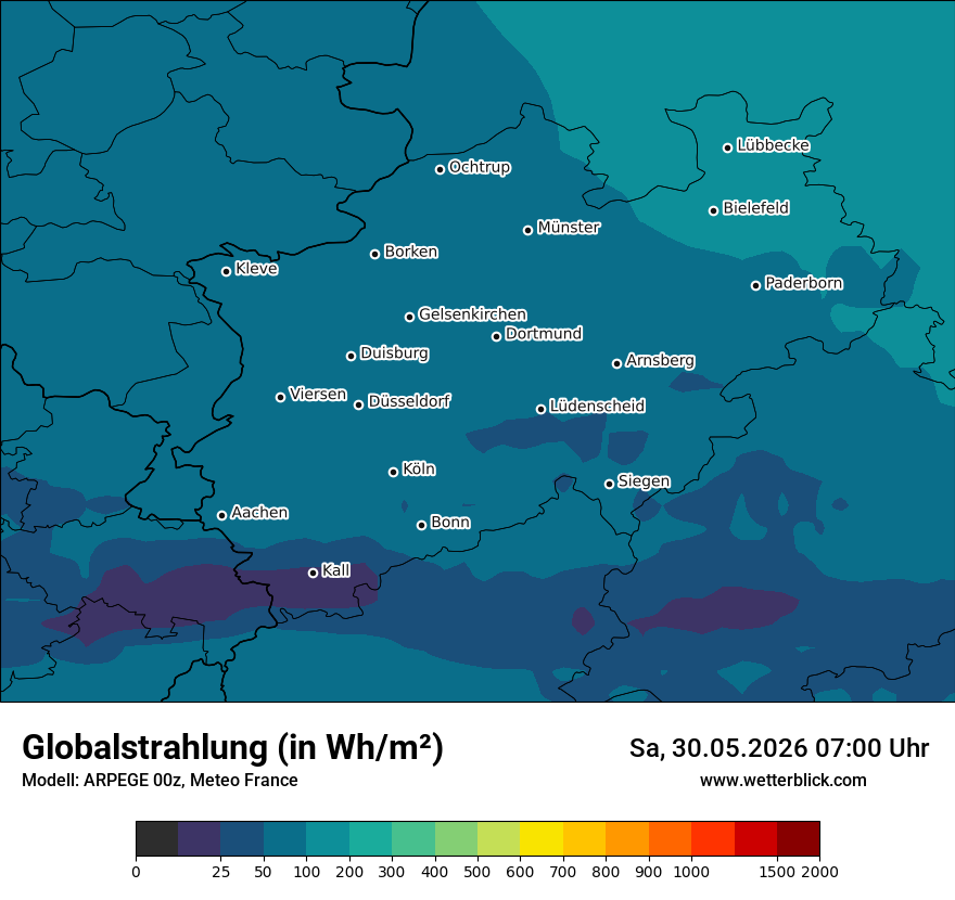 Modellkarte ARPEGE – ssrd – nrw