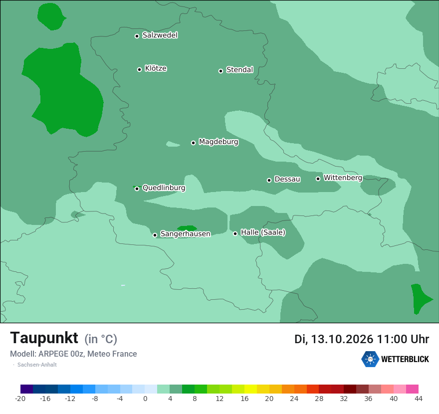 Modellkarte ARPEGE – td – st