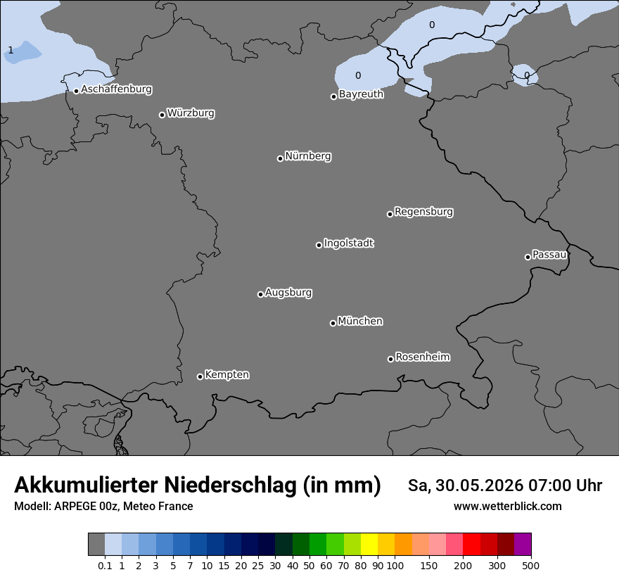 Modellkarte ARPEGE – tot_prec – by