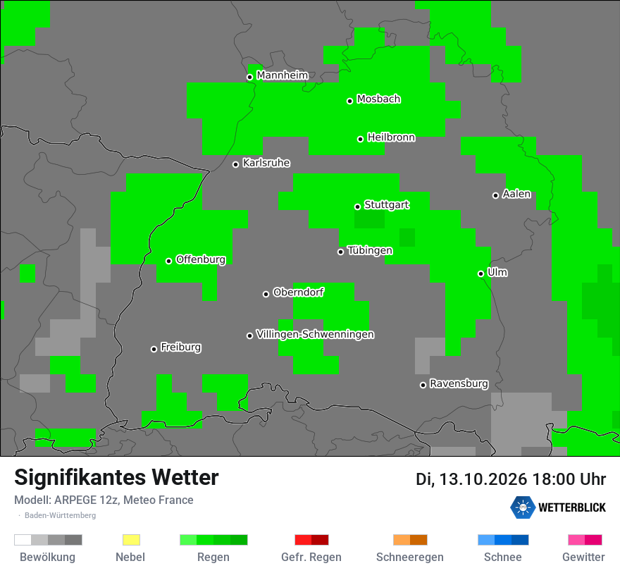 Modellkarte ARPEGE – ww – bw