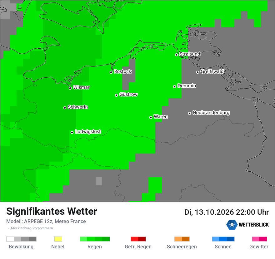 Modellkarte ARPEGE – ww – mv