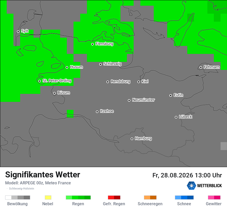 Modellkarte ARPEGE – ww – sh