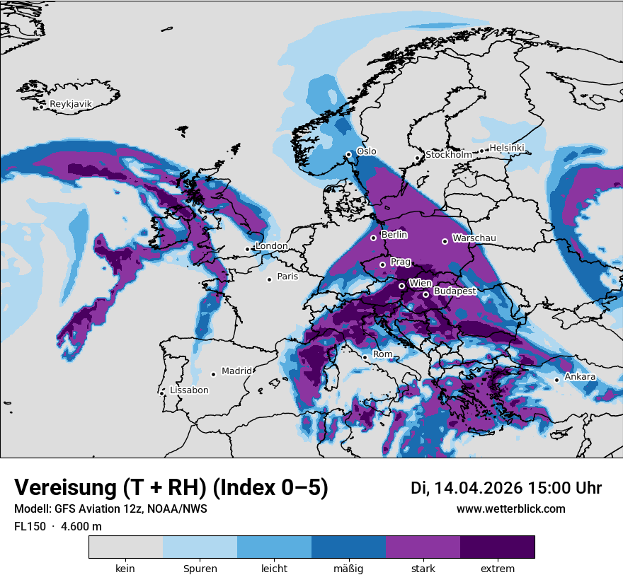Flugwetter icing fl150