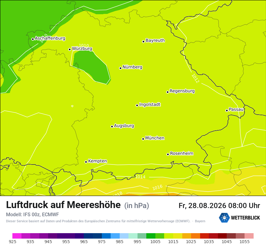Modellkarte ECMWF – pmsl – by