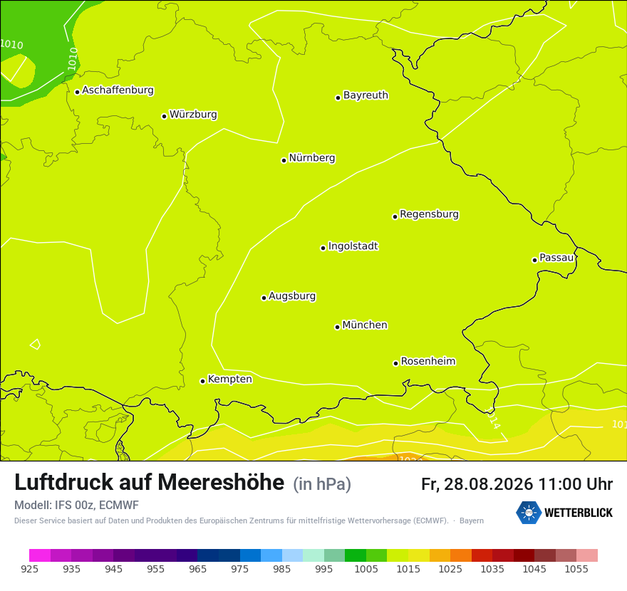 Modellkarte ECMWF – pmsl – by