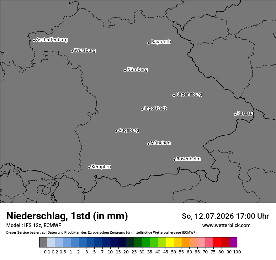 Modellkarte ECMWF – precip – by