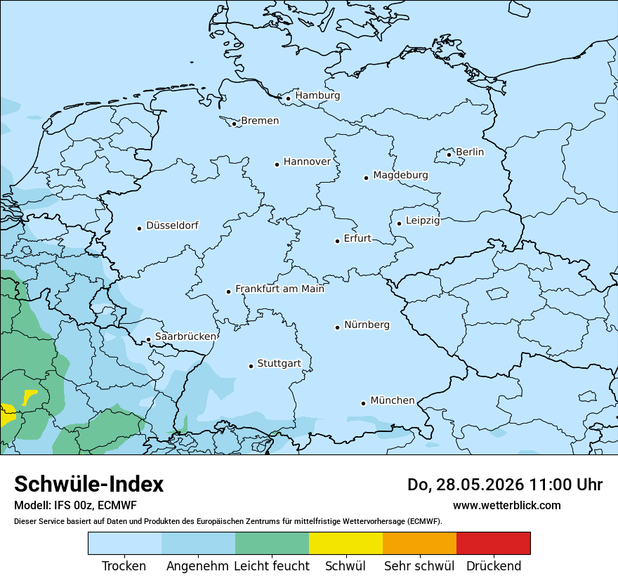Modellkarte ECMWF – sui – deutschland