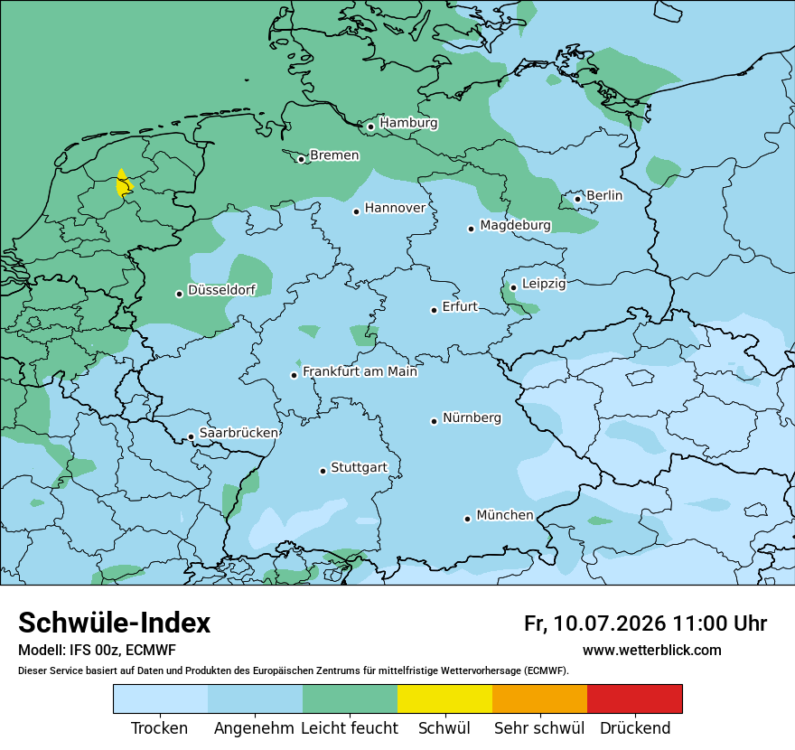 Modellkarte ECMWF – sui – deutschland