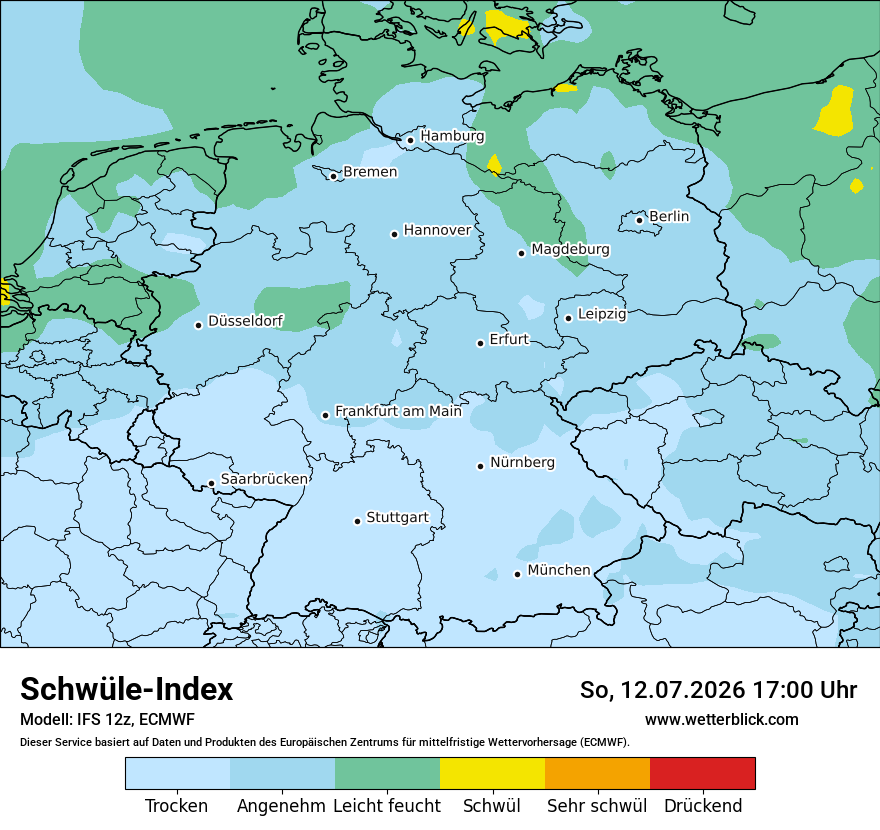 Modellkarte ECMWF – sui – deutschland