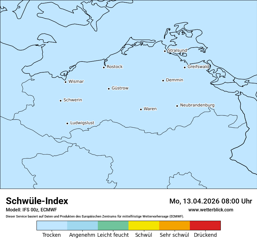Modellkarte ECMWF – sui – mv