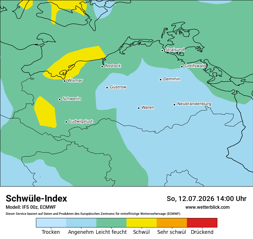 Modellkarte ECMWF – sui – mv