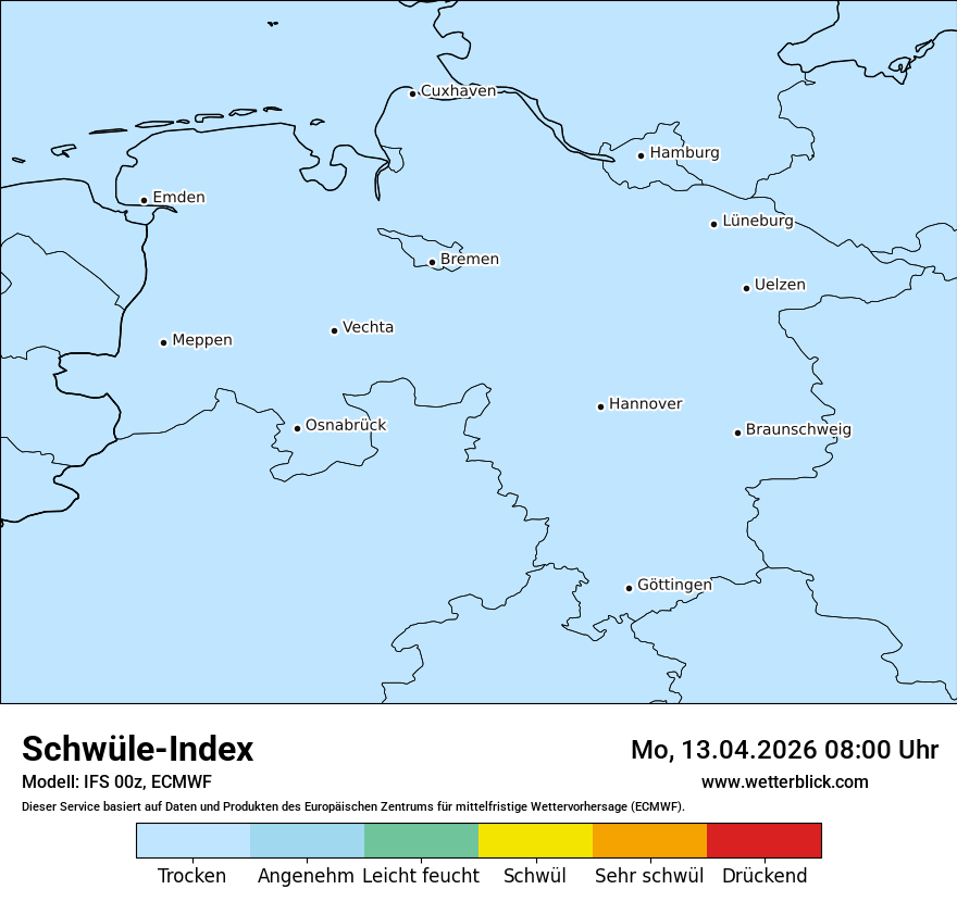 Modellkarte ECMWF – sui – ni