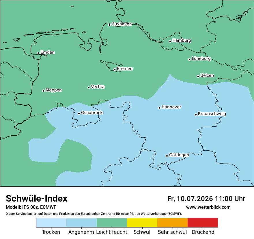 Modellkarte ECMWF – sui – ni