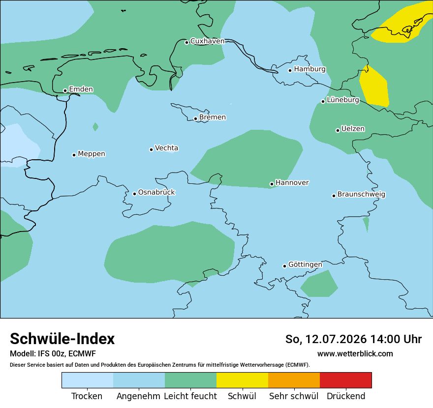 Modellkarte ECMWF – sui – ni
