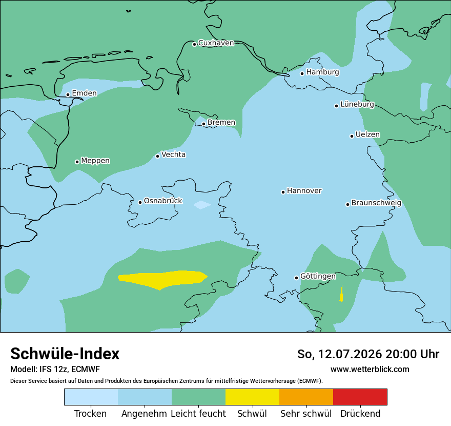 Modellkarte ECMWF – sui – ni
