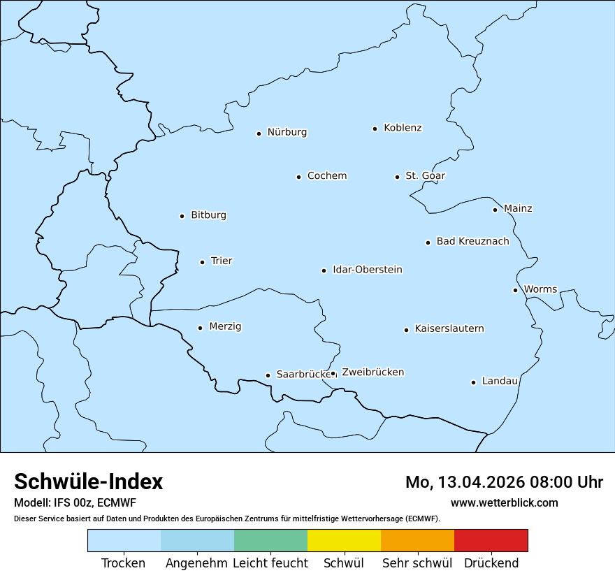 Modellkarte ECMWF – sui – rp
