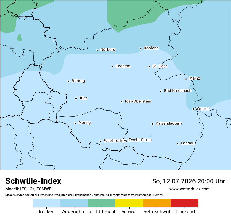 Modellkarte ECMWF – sui – rp