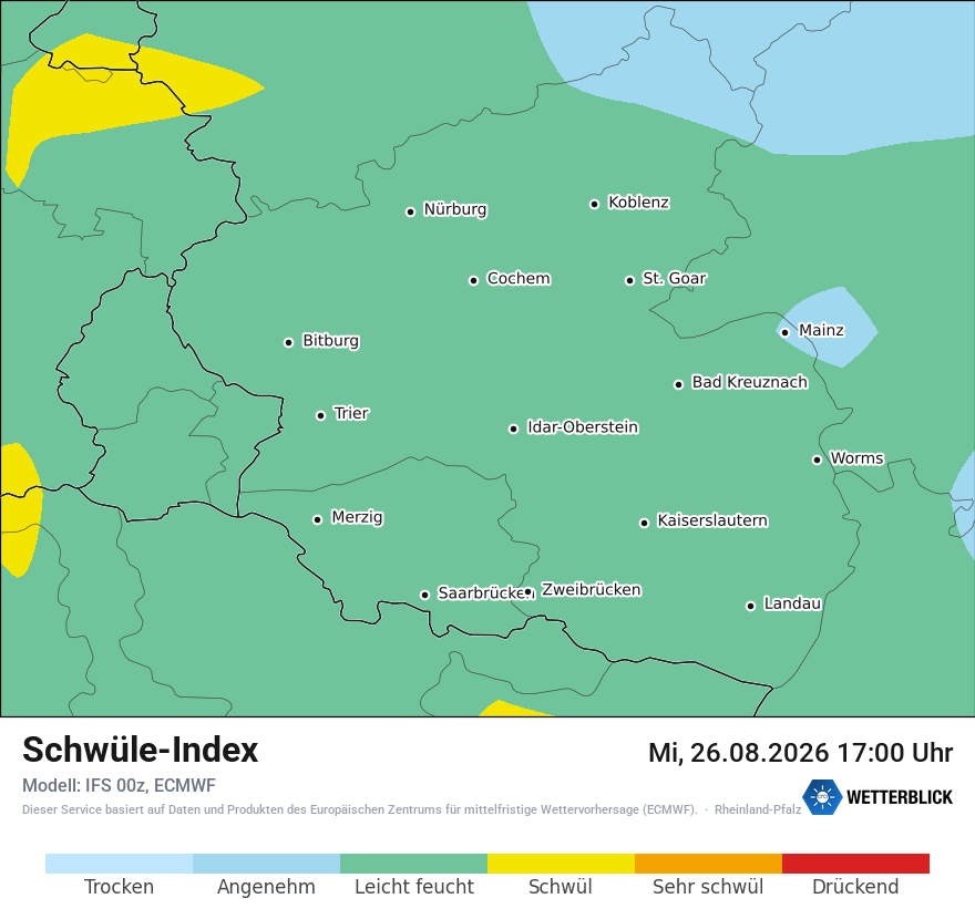 Modellkarte ECMWF – sui – rp