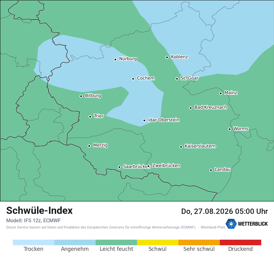 Modellkarte ECMWF – sui – rp