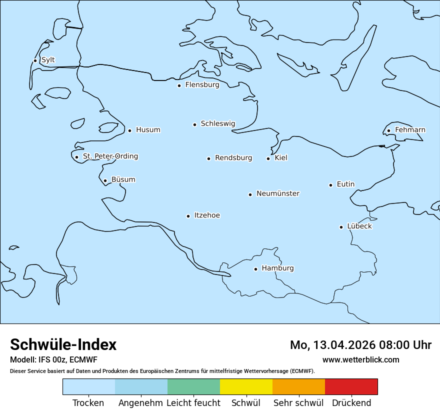 Modellkarte ECMWF – sui – sh