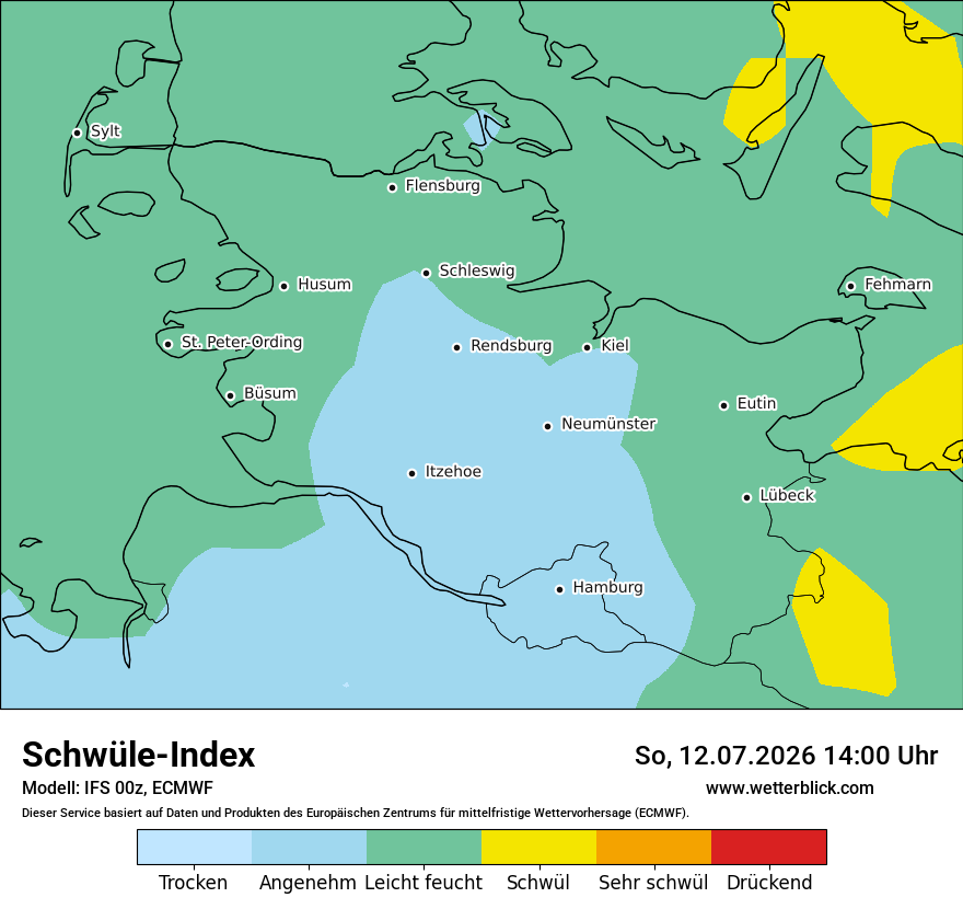 Modellkarte ECMWF – sui – sh