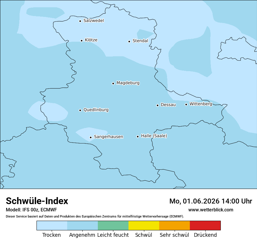 Modellkarte ECMWF – sui – st