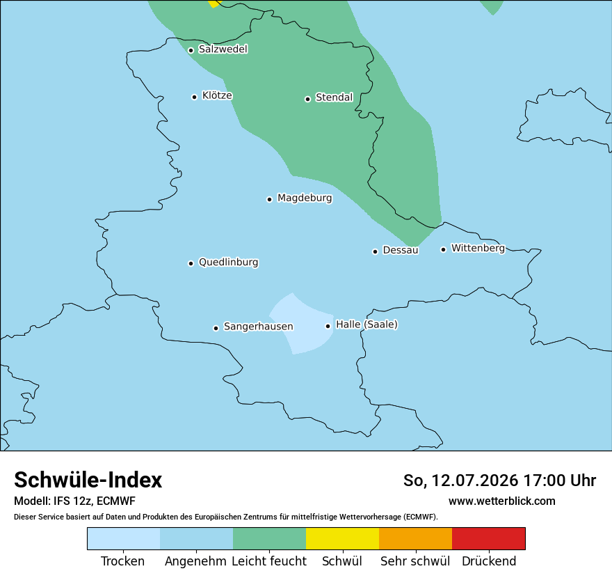 Modellkarte ECMWF – sui – st