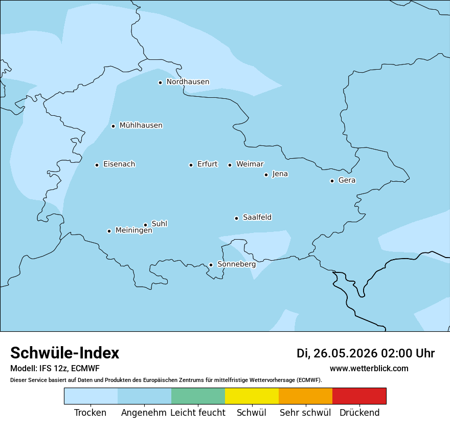 Modellkarte ECMWF – sui – th